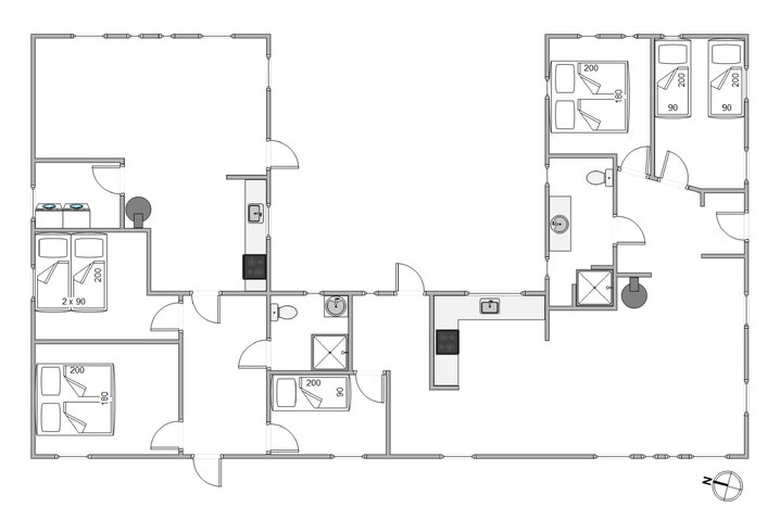 Ferienhaus i6595 in Frans Julius Vej 10, Søndervig - Bild #5