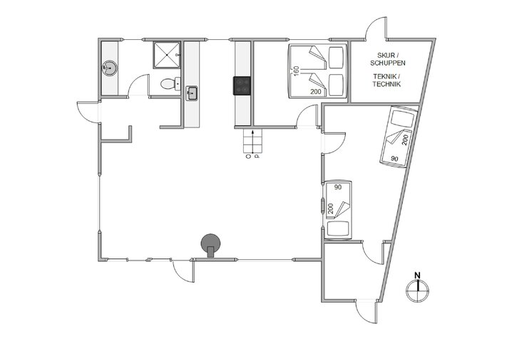 Ferienhaus i6596 in Sletten 38, Søndervig - Bild #13