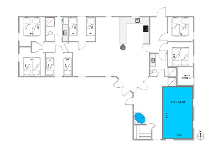 Sommerhus i6604 på Krattet 33, Søndervig - Billede #13