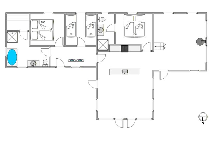 Sommerhus i6611 på Nordsøvej 105, Søndervig - Billede #5