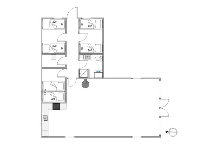 Ferienhaus i6612 in Fyrrekrat 34, Søndervig - Bild #13