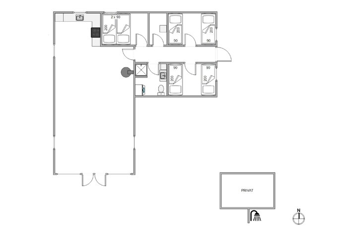 Ferienhaus i6612 in Fyrrekrat 34, Søndervig - Bild #5