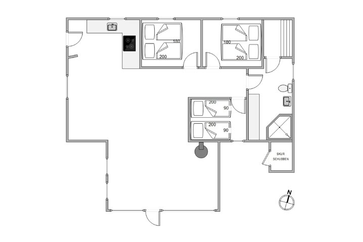 Ferienhaus i6621 in Nordsøvej 205, Søndervig - Bild #13