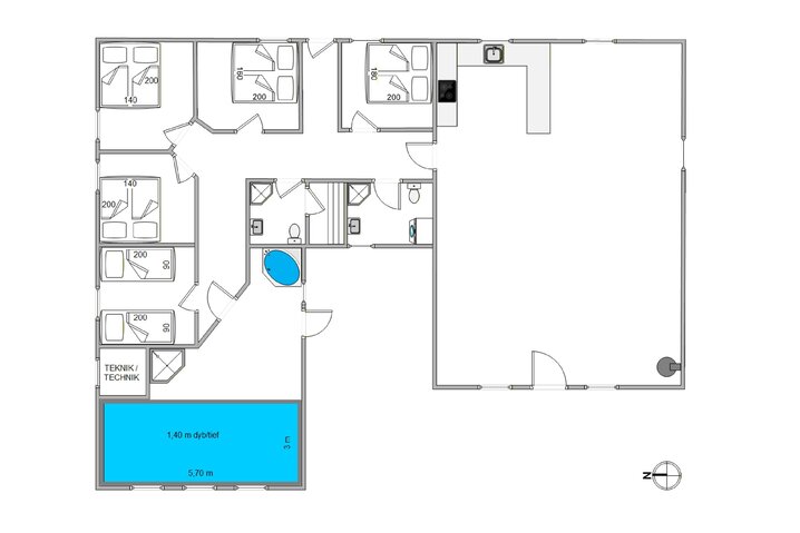 Holiday home i6623 at Krattet 31, Søndervig - Picture #7