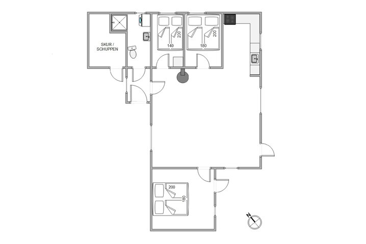 Ferienhaus i6632 in Lodbergsvej 385, Søndervig - Bild #6