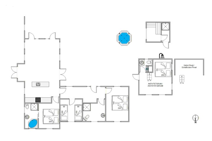 Ferienhaus i6650 in Lodbergsvej 91, Søndervig - Bild #5