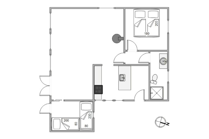 Sommerhus i6655 på Hvidbjergvej 18, Søndervig - Billede #13