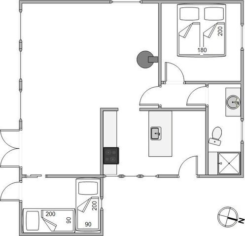 Sommerhus i6655 på Hvidbjergvej 18, Søndervig - Billede #13