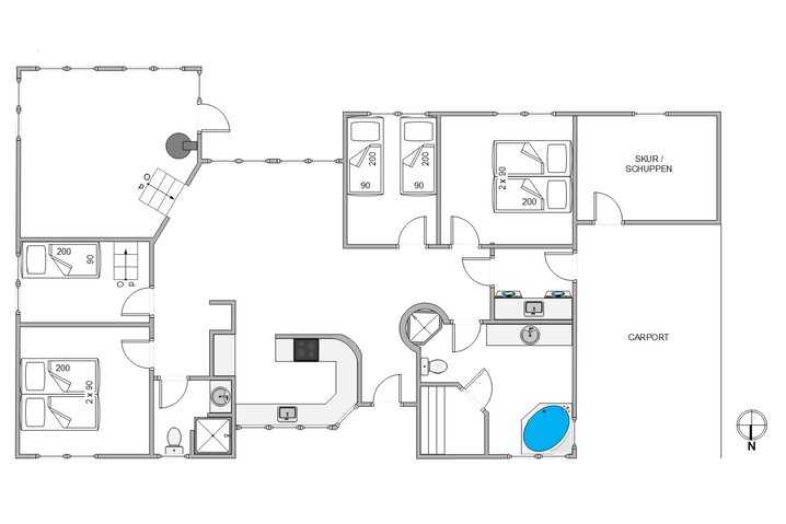 Ferienhaus i6668 in Jakob Bondes Vej 9B, Søndervig - Bild #13