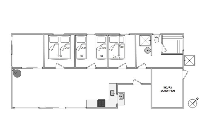 Ferienhaus i6691 in Plantagevej 4, Søndervig - Bild #13