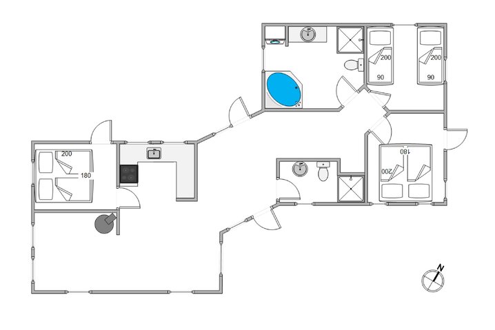 Ferienhaus i6692 in Nordsøvej 206, Søndervig - Bild #13