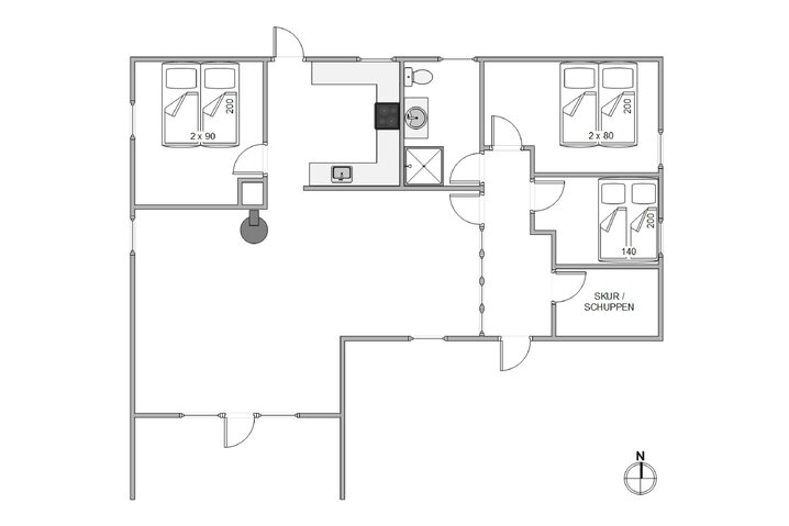 Ferienhaus i6733 in Nordsøvej 318, Søndervig - Bild #13