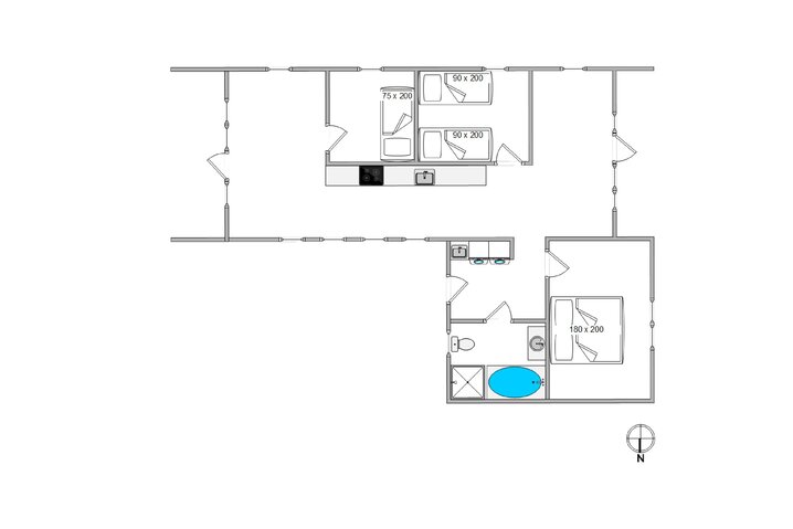 Ferienhaus i6787 in Lodbergsvej 22 1. sal, Søndervig - Bild #13