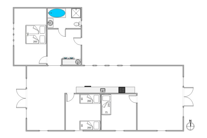 Sommerhus i6787 på Lodbergsvej 22 1. sal, Søndervig - Billede #5