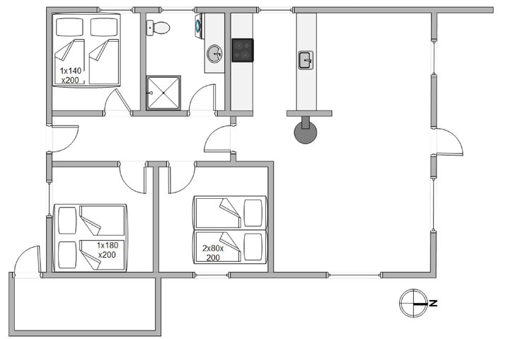 Ferienhaus i6810 in Frans Julius Vej 38A, Søndervig - Bild #13