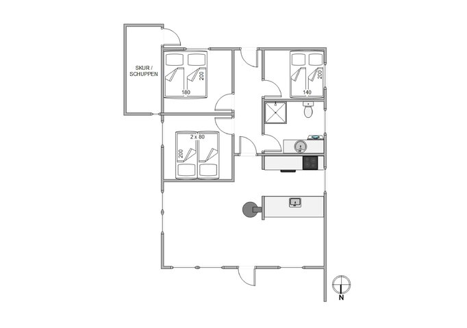 Ferienhaus i6810 in Frans Julius Vej 38A, Søndervig - Bild #13