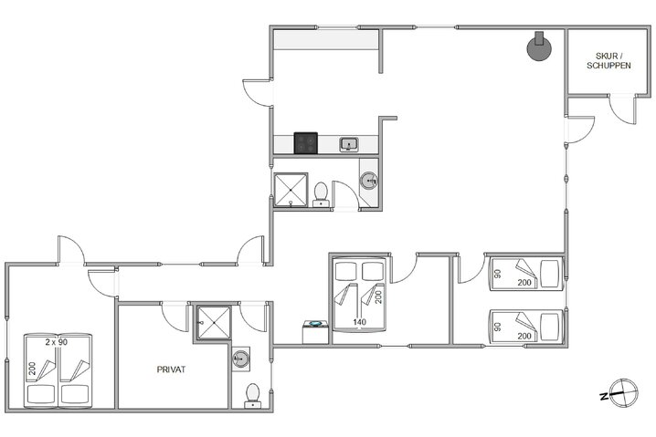 Ferienhaus i6831 in Hvidbjergvej 83, Søndervig - Bild #13