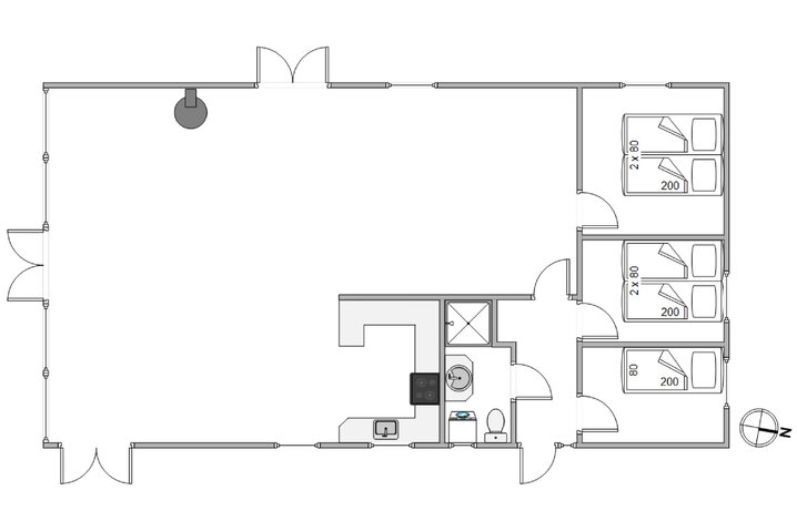 Ferienhaus i6832 in Marehalmen 63, Søndervig - Bild #13