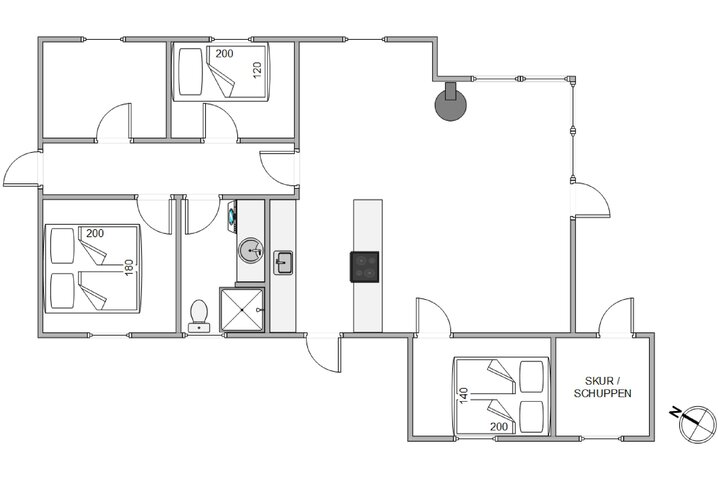 Ferienhaus i6838 in Holmsborgvej 34, Søndervig - Bild #5