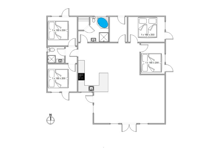 Sommerhus i6843 på Lodbergsvej 58, Søndervig - Billede #13