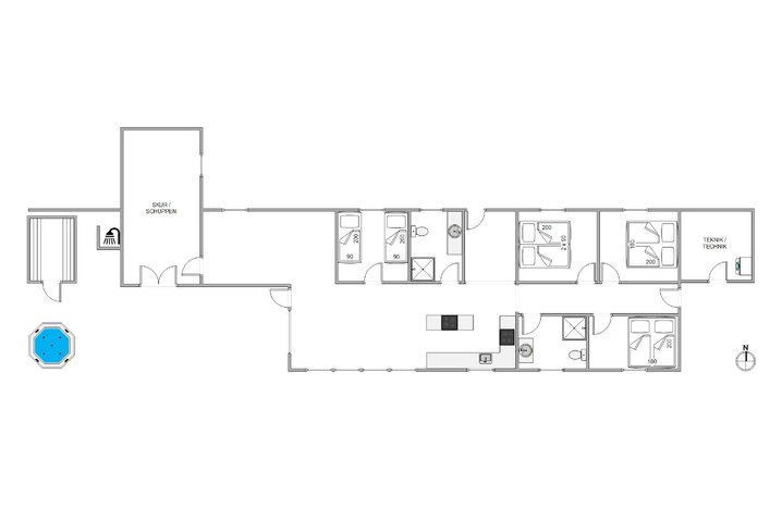 Ferienhaus i6846 in Wolle Friks Vej 49, Søndervig - Bild #29