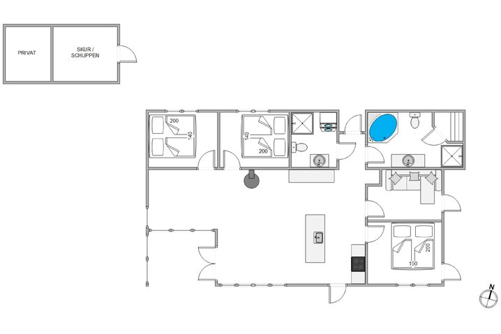 Sommerhus i6850 på Sand Holms Vej 74, Søndervig - Billede #13