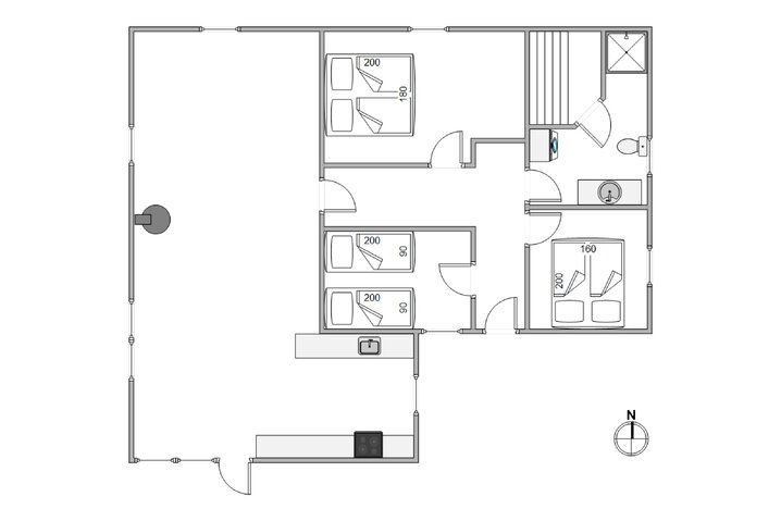 Ferienhaus i6855 in Jakob Bondes Vej 32, Søndervig - Bild #13