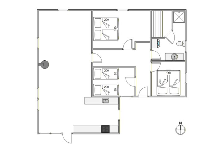 Ferienhaus i6855 in Jakob Bondes Vej 32, Søndervig - Bild #13