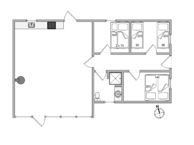 Ferienhaus i6862 in Hjelmevej 87, Søndervig - Bild #13