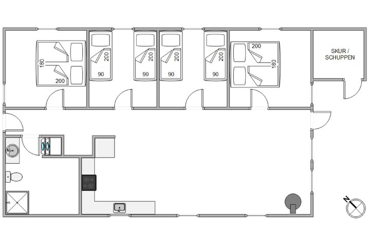 Ferienhaus i6864 in Hjelmevej 89, Søndervig - Bild #13