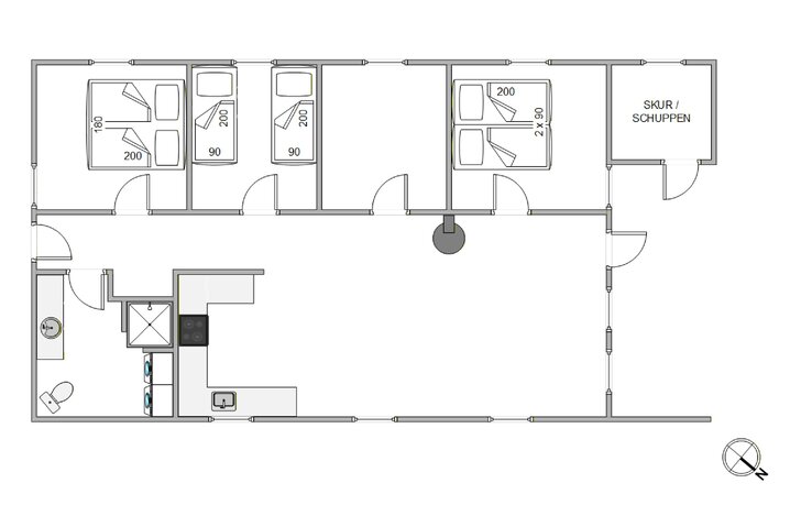 Ferienhaus i6868 in Hjelmevej 151, Søndervig - Bild #5
