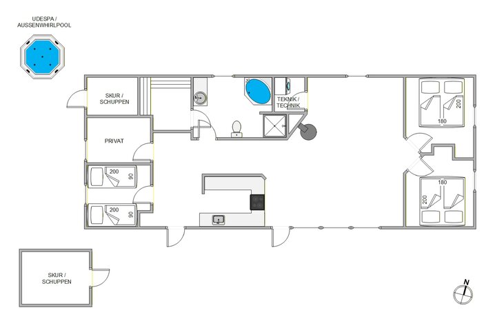 Ferienhaus i6871 in Hjelmevej 65, Søndervig - Bild #5