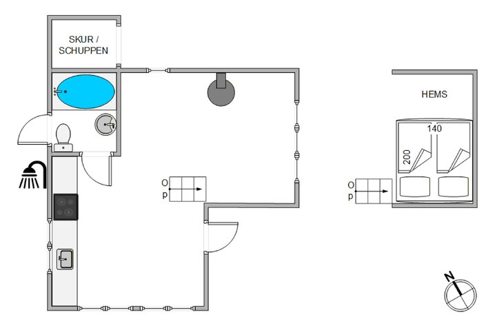 Ferienhaus i6891 in Lodbergsvej 253A, Søndervig - Bild #5