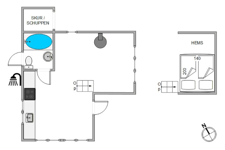 Ferienhaus i6891 in Lodbergsvej 253A, Søndervig - Bild #5