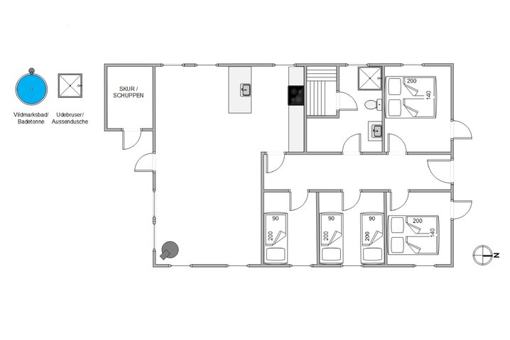 Ferienhaus i6903 in P Snejkers Vej 33, Søndervig - Bild #13