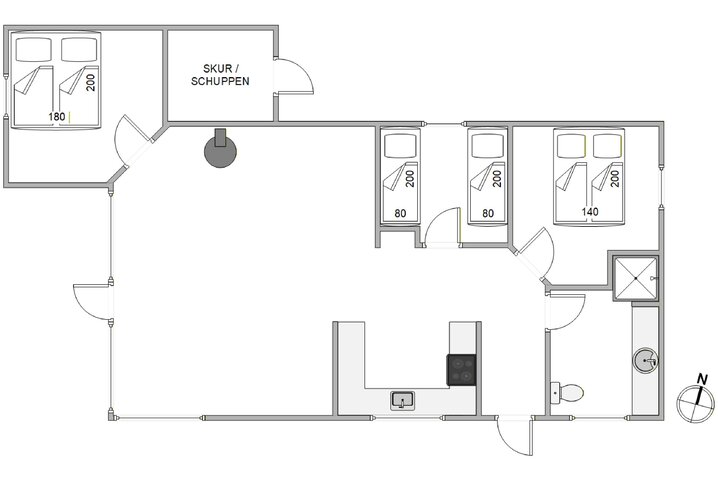 Ferienhaus i6920 in Nordsøvej 179, Søndervig - Bild #5