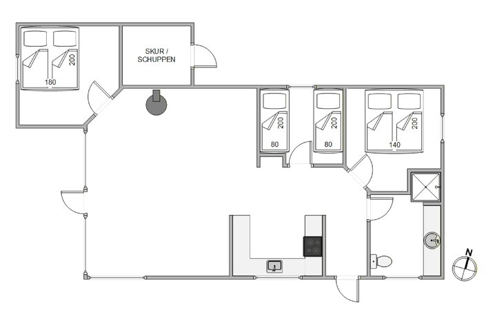 Ferienhaus i6920 in Nordsøvej 179, Søndervig - Bild #13
