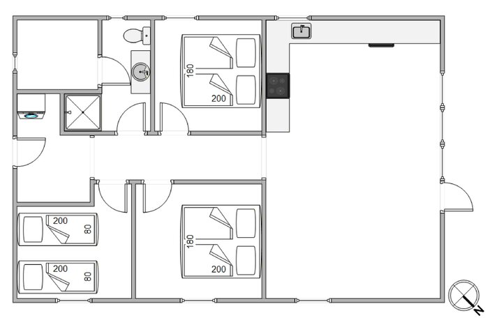 Ferienhaus i6921 in Fyrrekrat 18, Søndervig - Bild #13