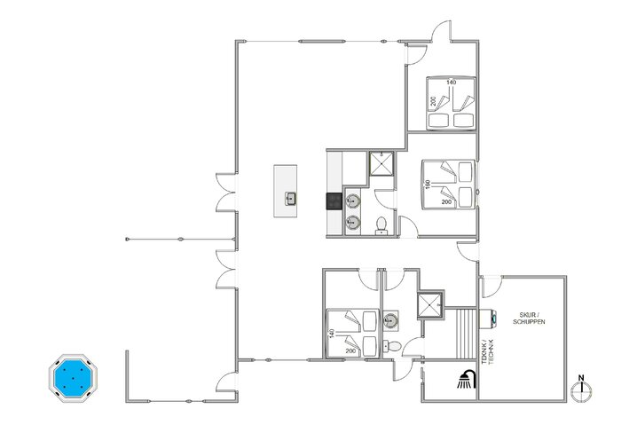 Ferienhaus i6941 in Lodbergsvej 135, Søndervig - Bild #13