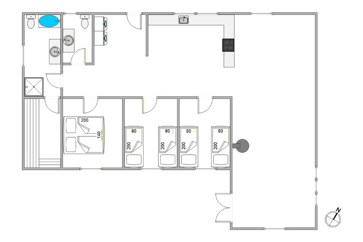 Ferienhaus i6952 in Solvej 50, Søndervig - Bild #5
