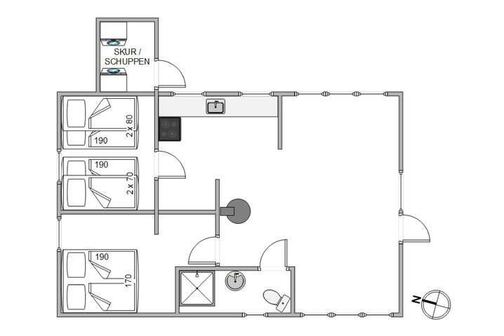 Ferienhaus i6958 in Nordsøvej 140, Søndervig - Bild #13