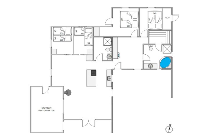 Ferienhaus i6960 in Nordsøvej 86, Søndervig - Bild #13