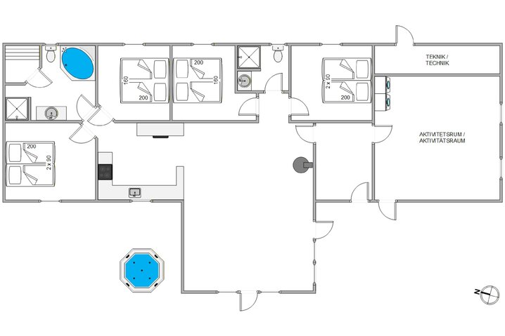 Ferienhaus i6969 in Hjelmevej 62, Søndervig - Bild #13
