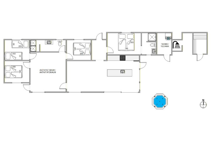 Ferienhaus i6980 in Marehalmen 11, Søndervig - Bild #13