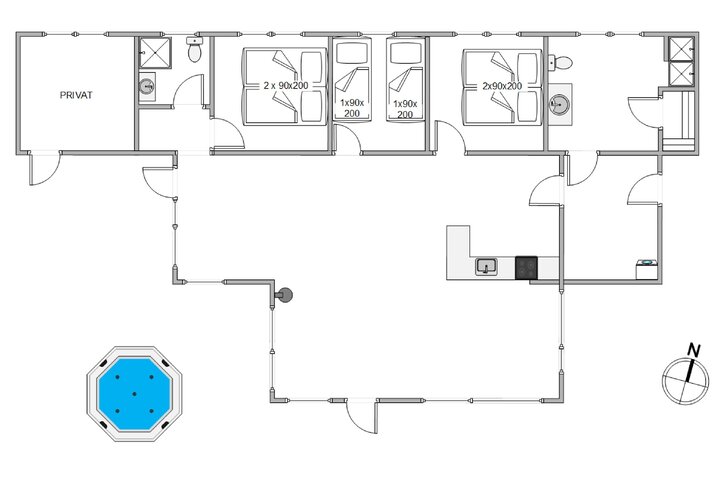 Ferienhaus i6982 in Hjelmevej 127, Søndervig - Bild #13