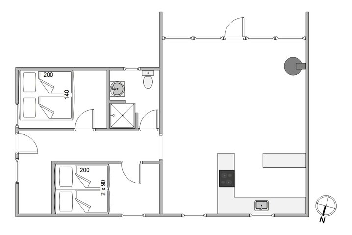 Sommerhus i6987 på Hjelmevej 5, Søndervig - Billede #13