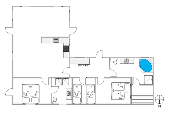 Sommerhus i6990 på Nordsøvej 134, Søndervig - Billede #5