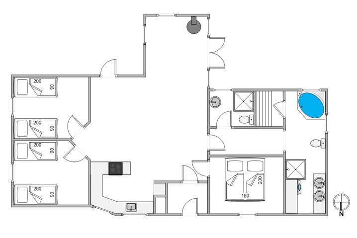 Sommerhus iW1185 på Nordsøvej 49, Søndervig - Billede #13