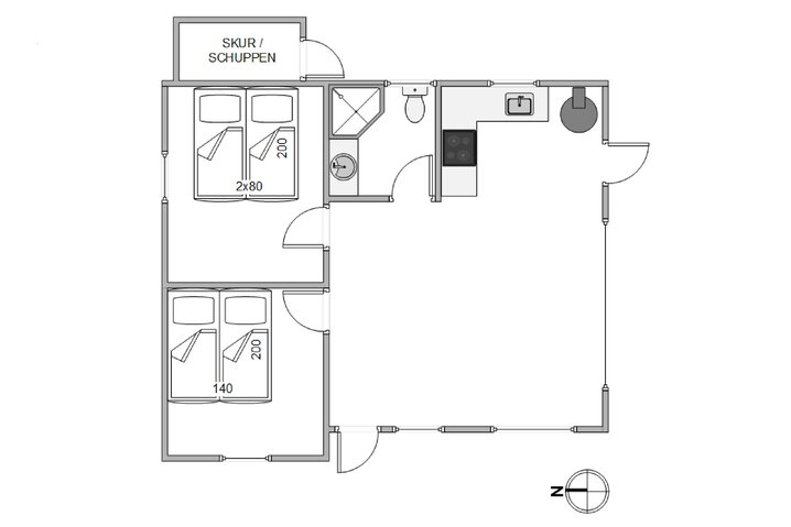 Ferienhaus iW1221 in Plantagevej 52, Søndervig - Bild #13