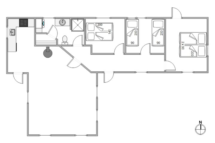 Ferienhaus iW1273 in Frans Julius Vej 52, Søndervig - Bild #13